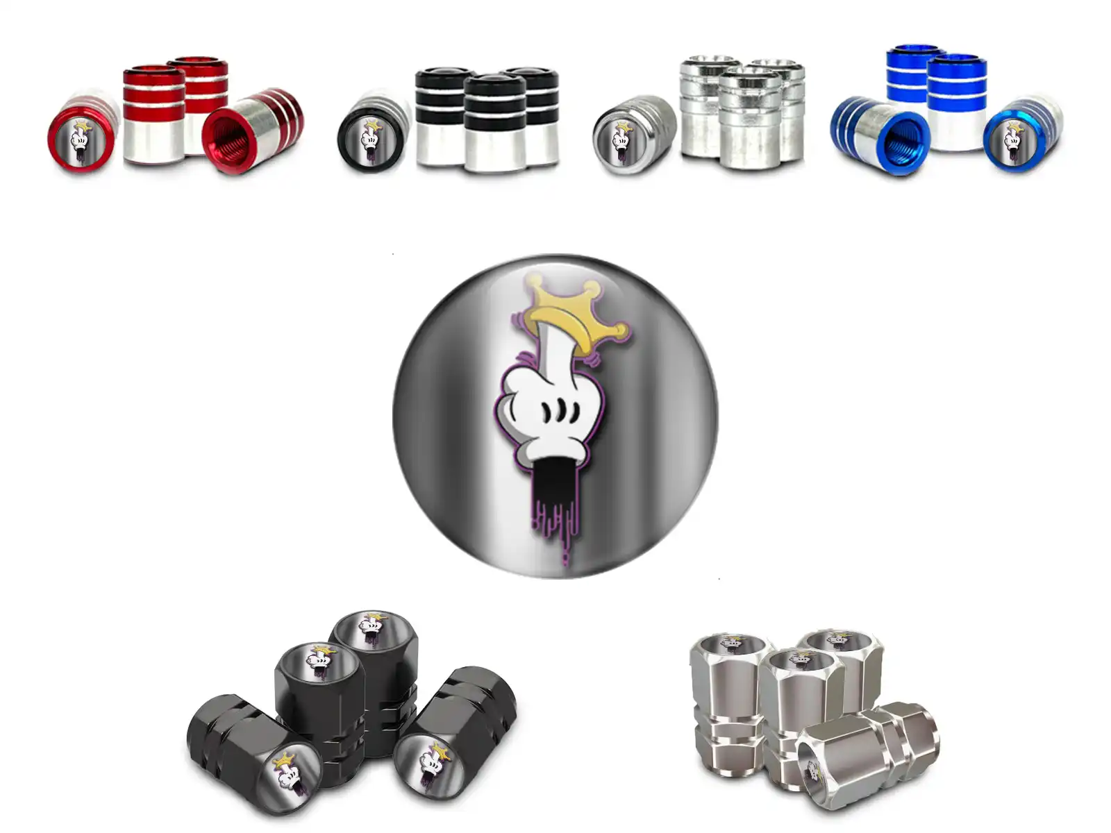 Valve Covers for Bikes Stainless Steel